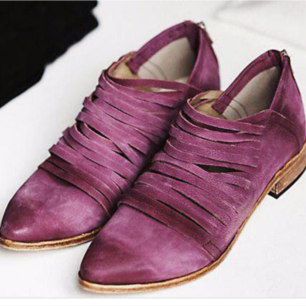 Free People Lost Valley Ankle Boot Purple, Free People Wine Lost Valley Bootie